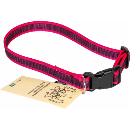 Alac Hvalpehalsbånd Antiglid 2x35-55 cm. cerise
