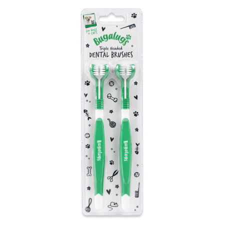 Bugalugs Trehovedet Tandbørste 2-pack