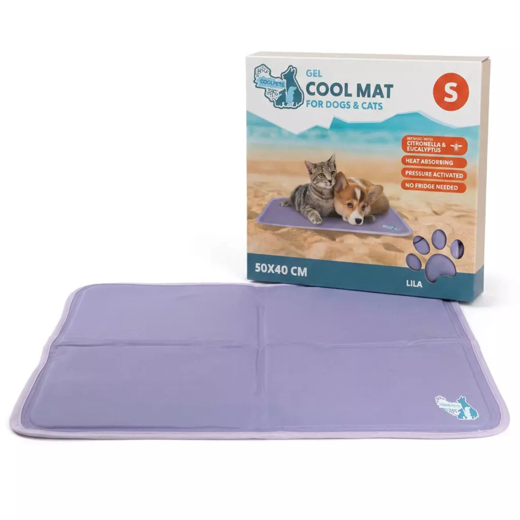 CoolPets Premium Cooling Mat S 40x50 cm. Lilla