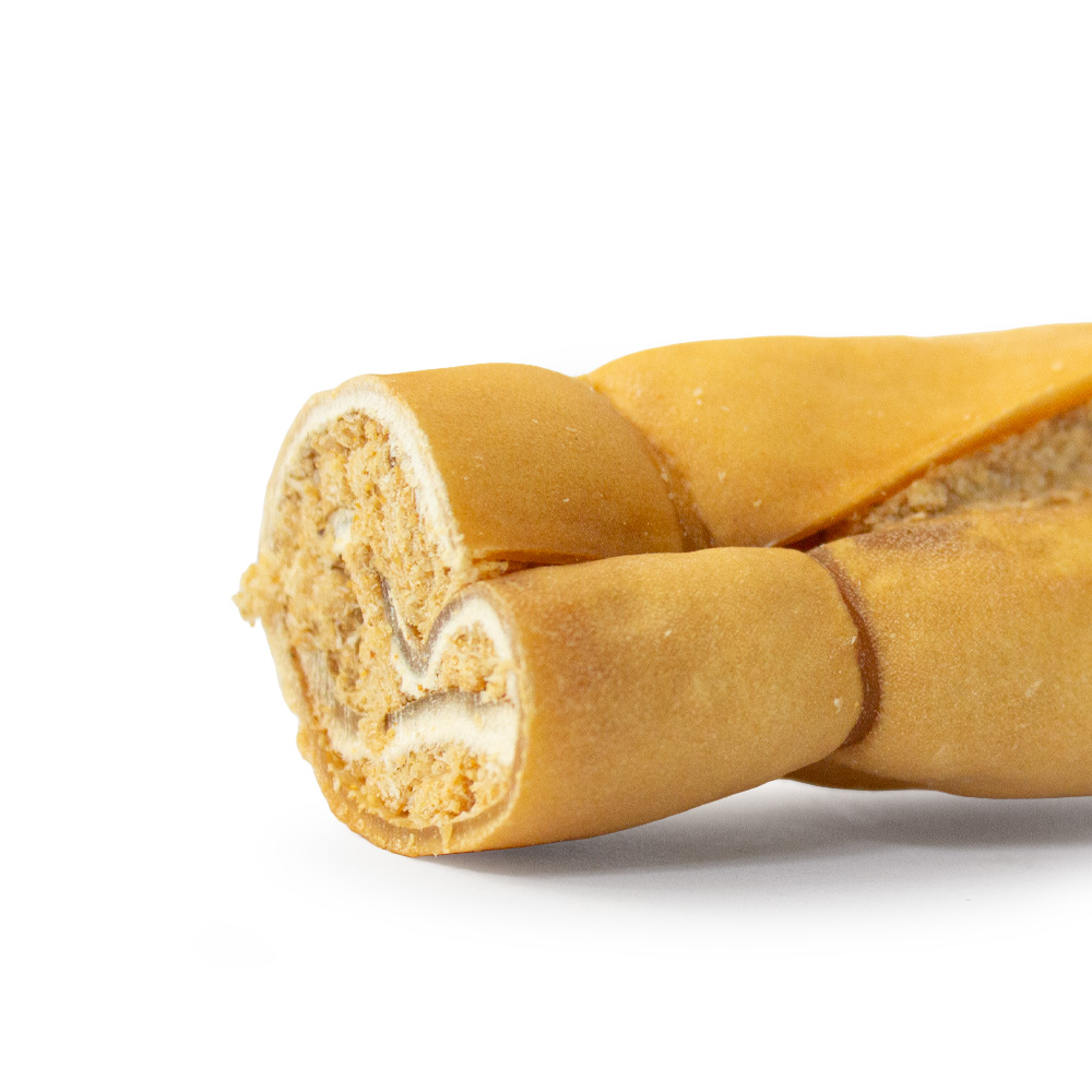Snack'it fyldt Oksehudsrulle 15 cm.