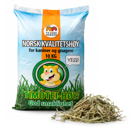To Gode Naboer Timothy Hø 10 kg.