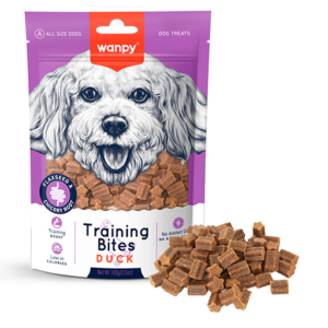 Wanpy Dog Training Bites Duck 100 g.