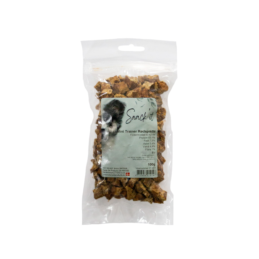 Snack'it Mini Trainers Rødspætte 100 g. - Billede 3