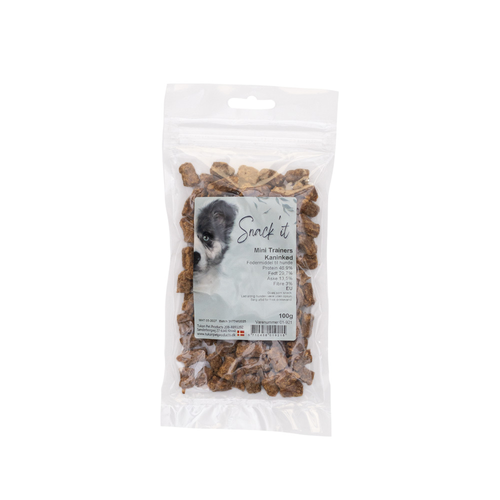 Snack'it Mini Trainers Krondyrkød 100 g. - Billede 3