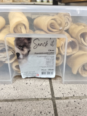 Snack'it Okse Pandebraskruller 15 cm.