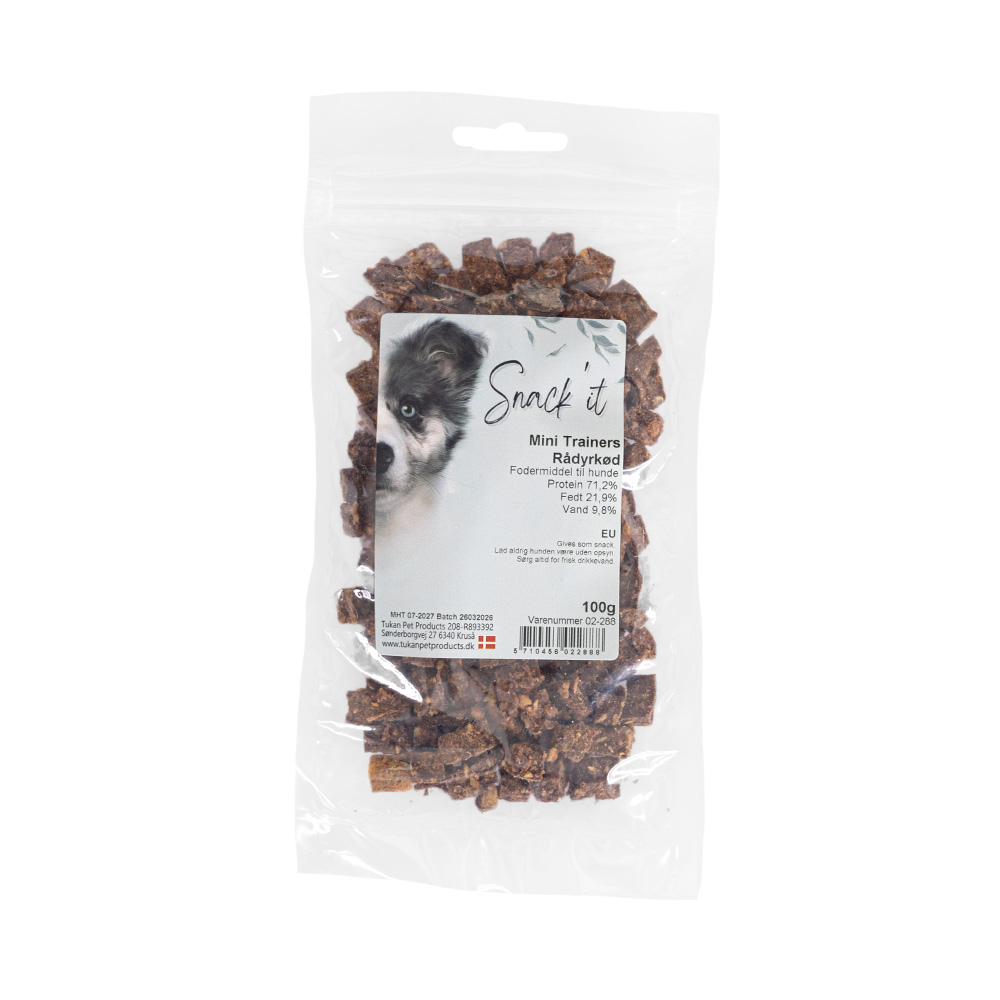 Snack'it Mini Trainers Rådyrkød 100 g. - Billede 2