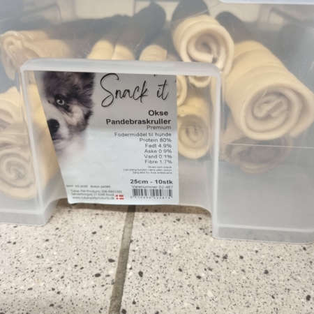 Snack'it Okse Pandebraskruller 25 cm.