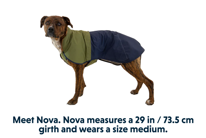Ruffwear Sun Shower™ regnjakke Midnight Blue.