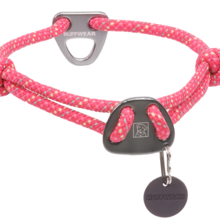 Ruffwear Knot-a-Collar halsbånd Fireweed Pink.