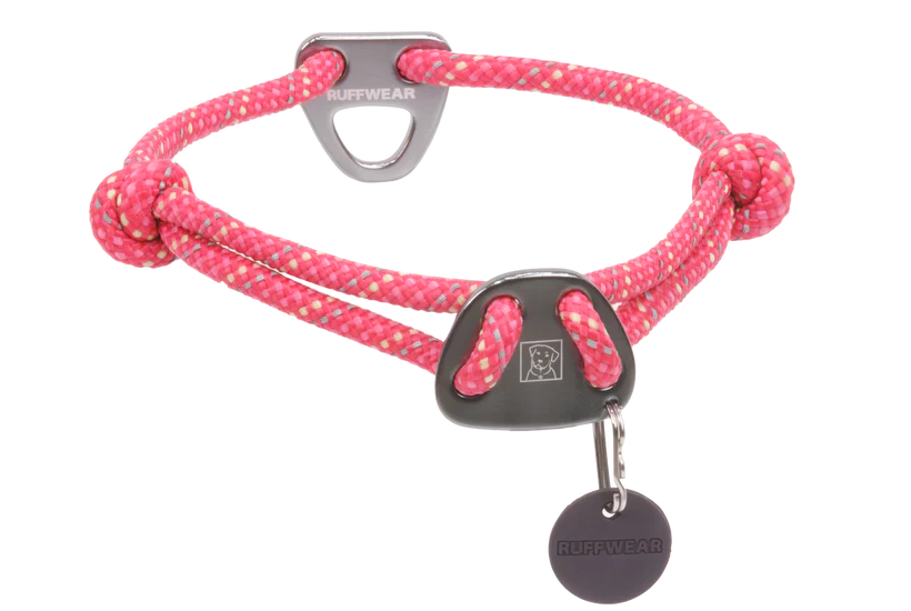 Ruffwear Knot-a-Collar halsbånd Fireweed Pink.
