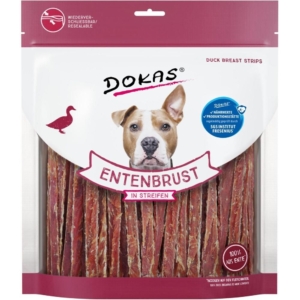 Dokas Andebryststrimler 500 g.