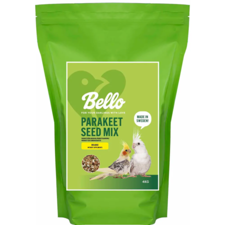 BELLO Deluxe-frøblanding til parakitter uden tilsætningsstoffer 4 kg