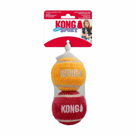 Kong Sport Softies Ball Large 2 stk. Ø7,5 cm.