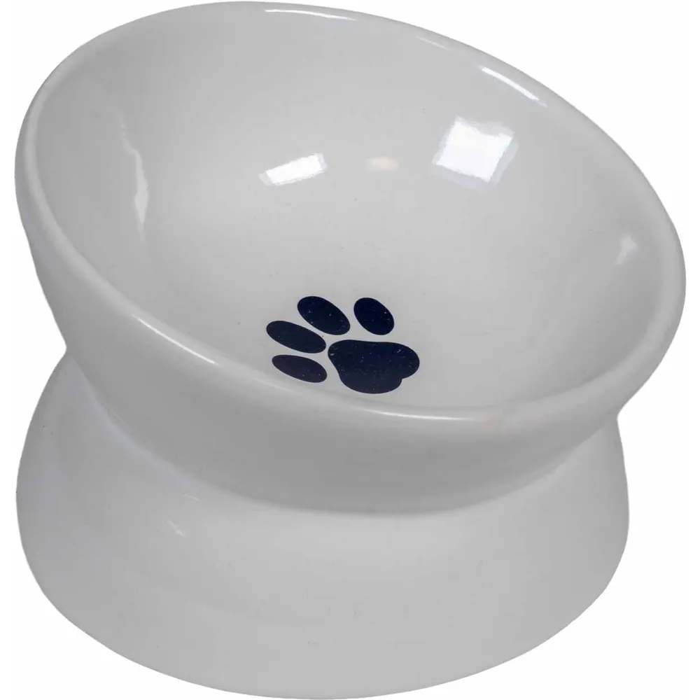 Ozami Ceramic Raised Bowl Paw
