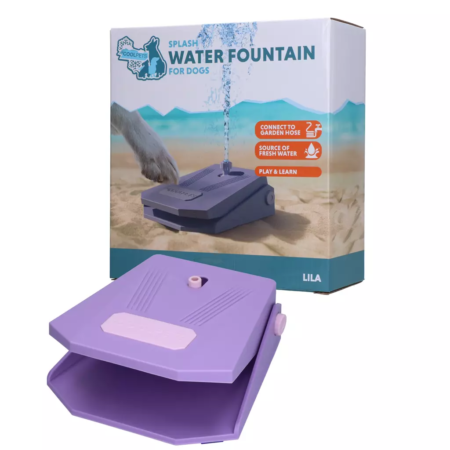 CoolPets Splash Water Fountain Lilla
