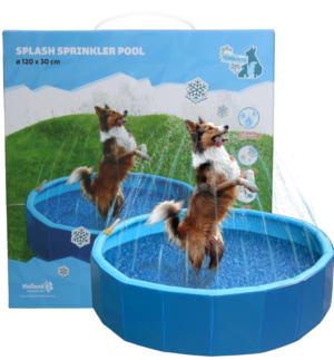 CoolPets Splash Sprinkler Pool Ø120 cm.