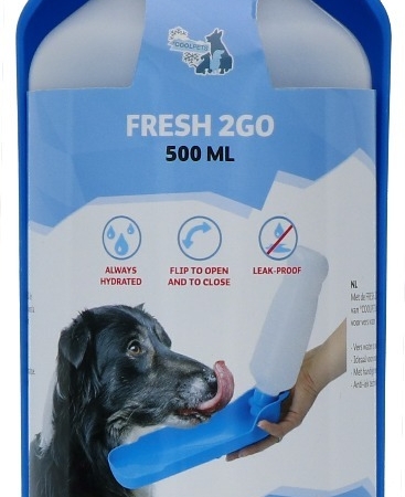 CoolPets Fresh 2GO Water bottle 500 ml.