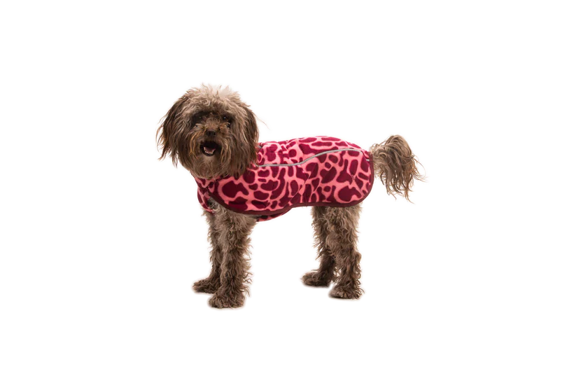 Ruffwear fleece vest, rød/pink.