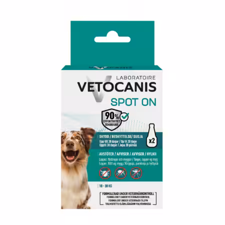 Vetocanis Anti-parasit Spot on Hund 10-30 kg.