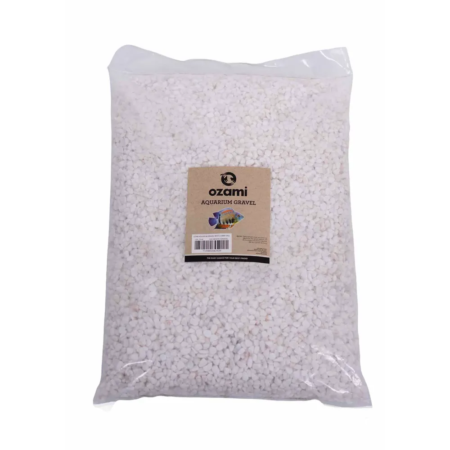 Akvariegrus Gravel White 4-6 mm. 10 kg.