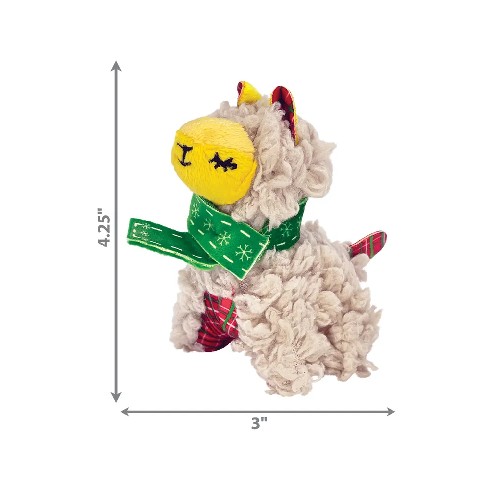 Kong Holiday Softies Scrattles Lama
