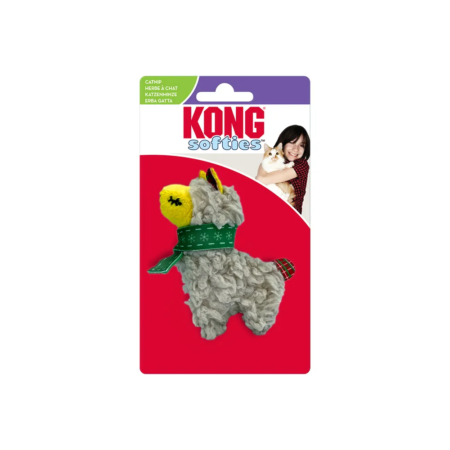 Kong Holiday Softies Scrattles Lama