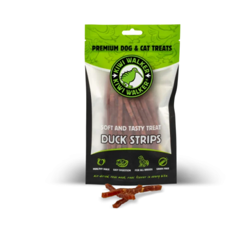 Kiwi Walker Air dried Soft Duck Strips 100 g.