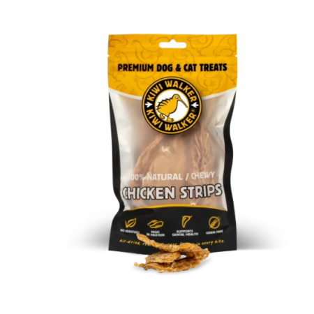 Kiwi Walker Air dried Chicken Strips 100 g.