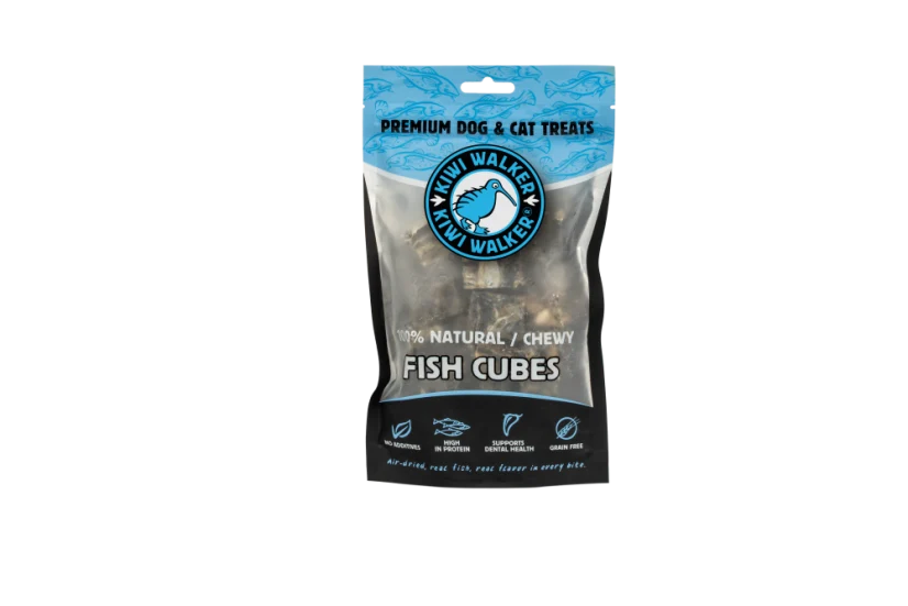 Kiwi Walker Air dried Fish Skin Cubes 100 g.