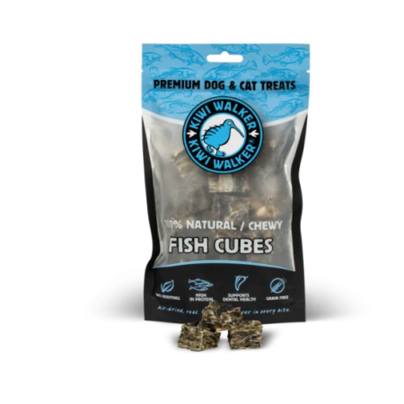 Kiwi Walker Air dried Fish Skin Cubes 100 g.