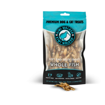 Kiwi Walker Air dried Whole Fish 100 g.