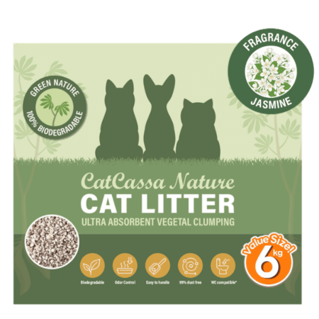 CatCassa Nature kattegrus Jasmin 12 liter
