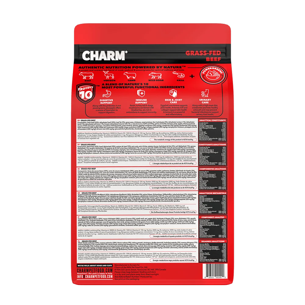 CHARM Grass-Fed Beef kattefoder - Billede 2