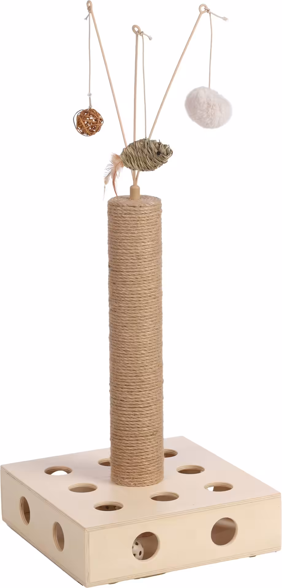 Flamingo Kradsetræ Armas Beige 30x30x76,5 cm.