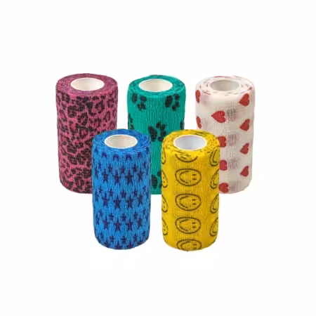 Fionia Vet flexbandage No Bite 7,5 cm./4,5 M. Mix