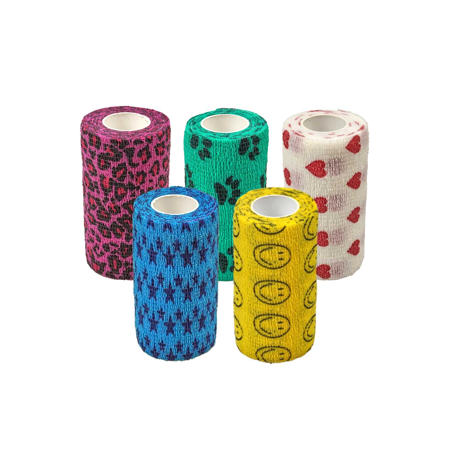 Fionia Vet flexbandage No Bite 7,5 cm./4,5 M. Mix