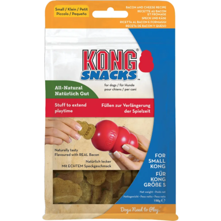 Kong Snack Bacon & Cheese Small 198 g.