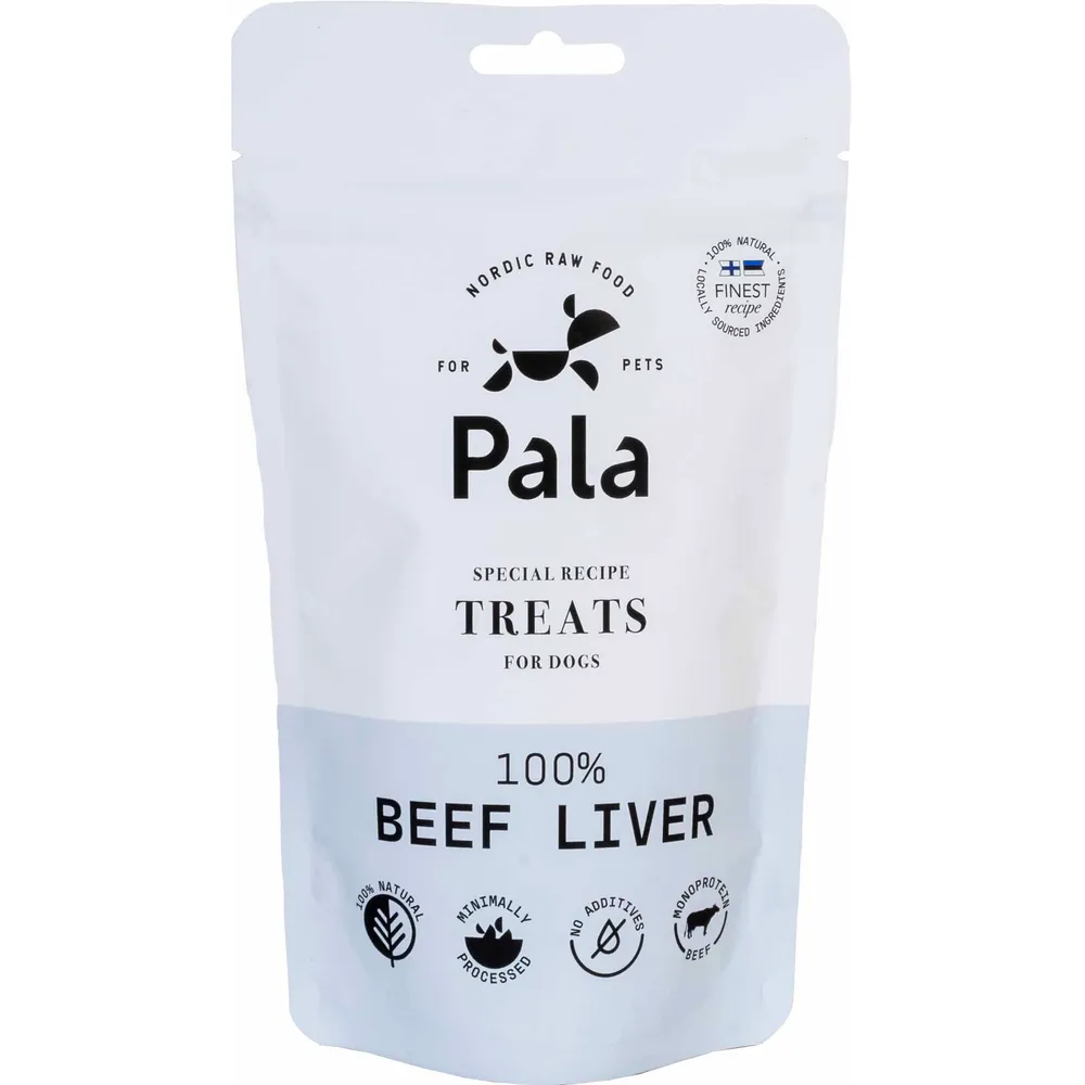 Pala treats 100 % Beef Liver 100 g.