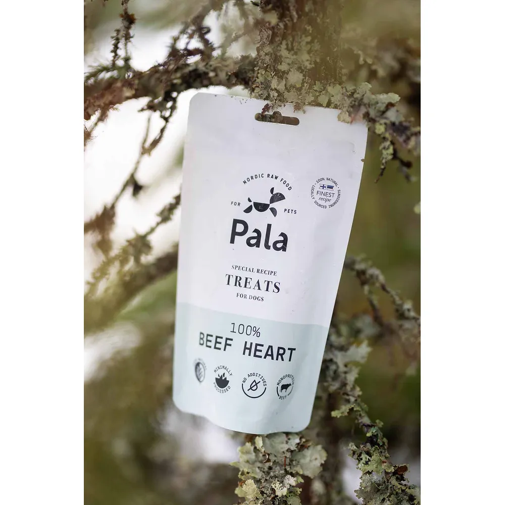 Pala treats 100 % Beef Heart 100 g.