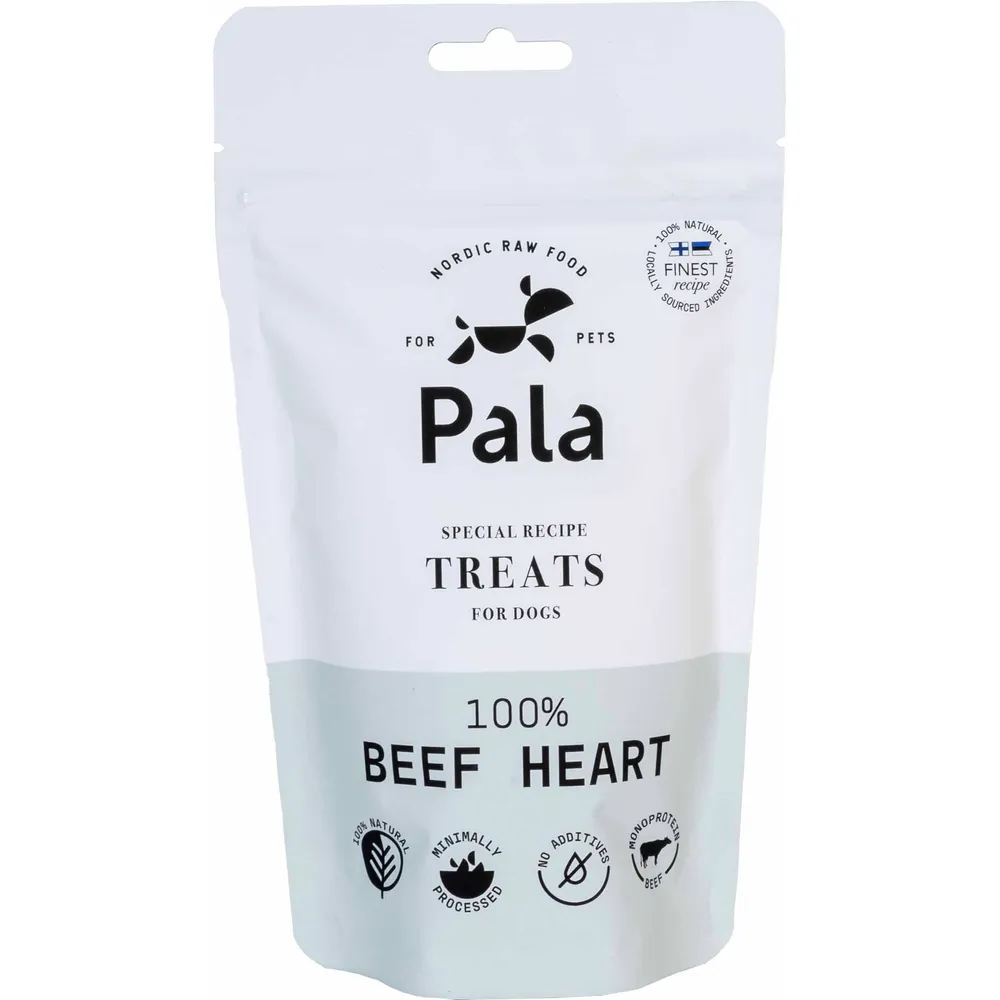 Pala treats 100 % Beef Heart 100 g.