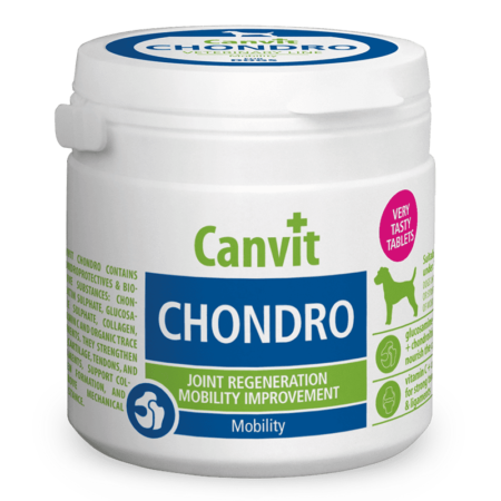 Canvit Chondro – Kosttilskud til mindre og mellemstore hunde 230 g.