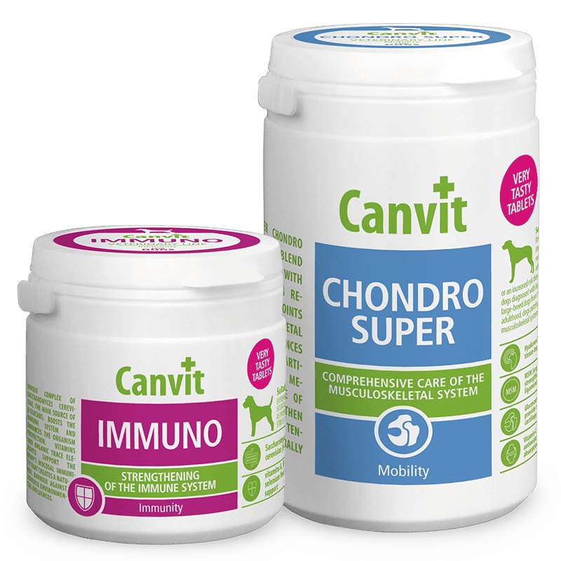 Canvit Chondro Super 230 g. + Canvit Immuno 100 g.