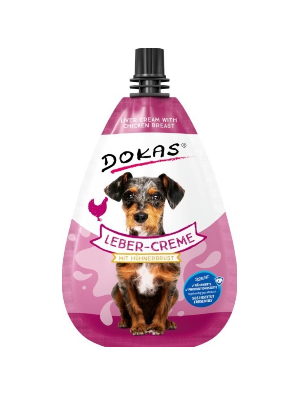 Dokas Levercreme med kylling 85 g.