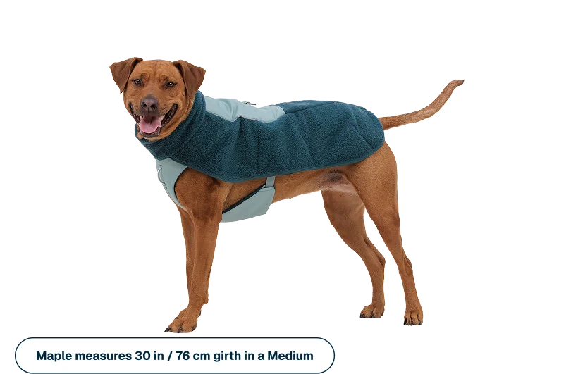 Ruffwear Timberline Fuse™ Fleece Vest Deep Teal