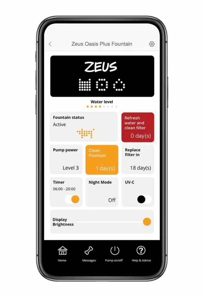 Zeus Oasis Plus vandfontaine 3L