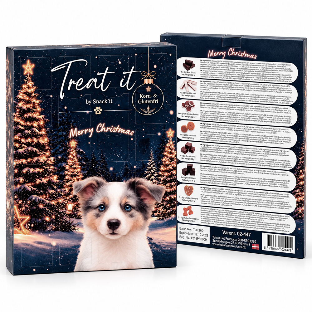 Treat'it by Snack'it - Julekalender Hund