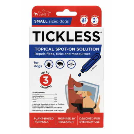 Tickless® Natural Spot-On til små hunde