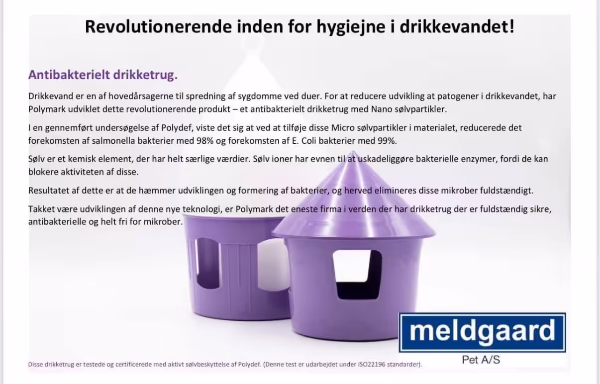 PL duevander 5 Liter Antibakteriel Lilla/hvid - Billede 2